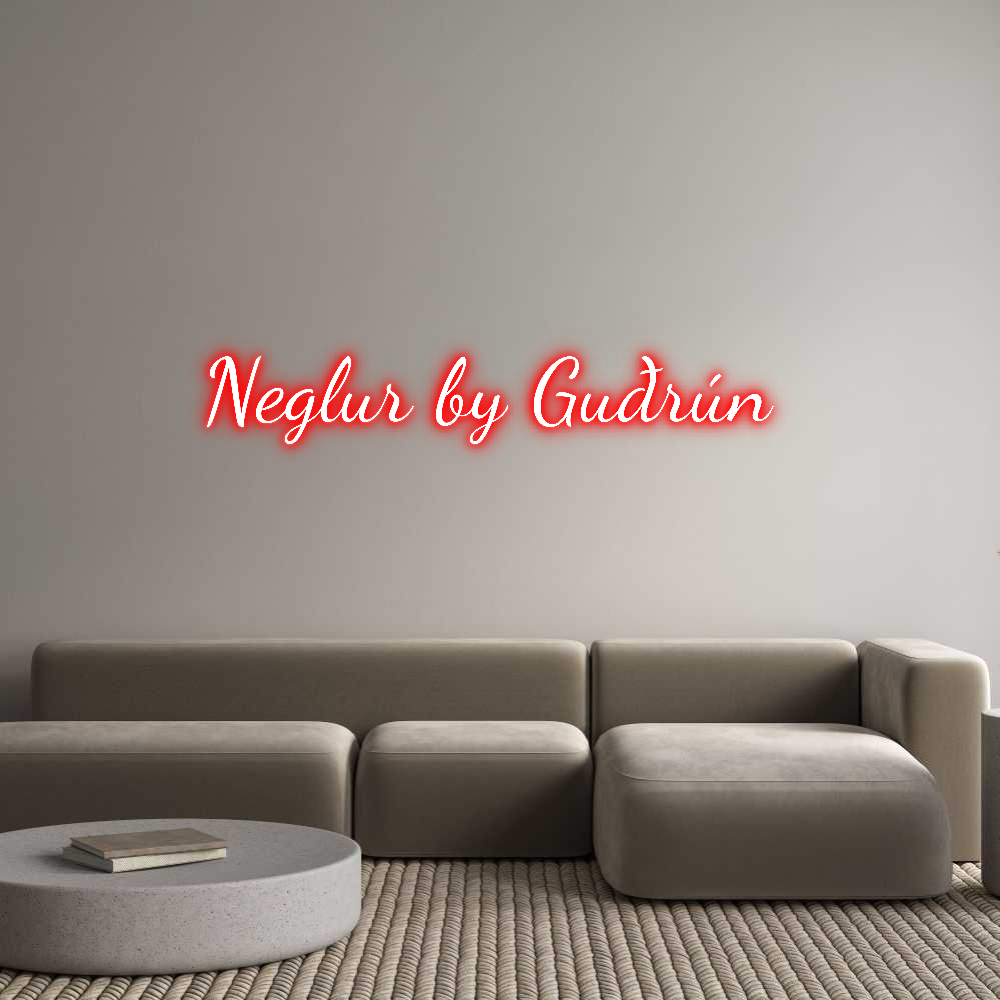 Custom Neon: Neglur by Guð...