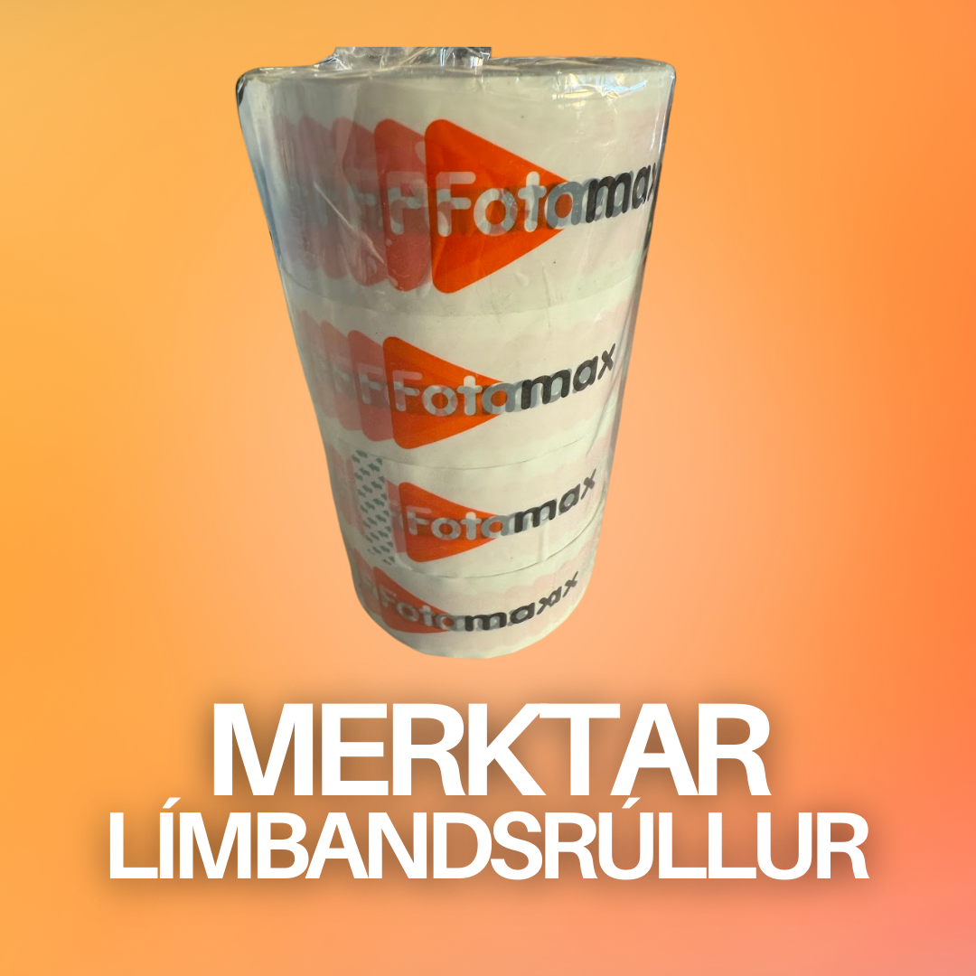 Merkt límbönd með lógó