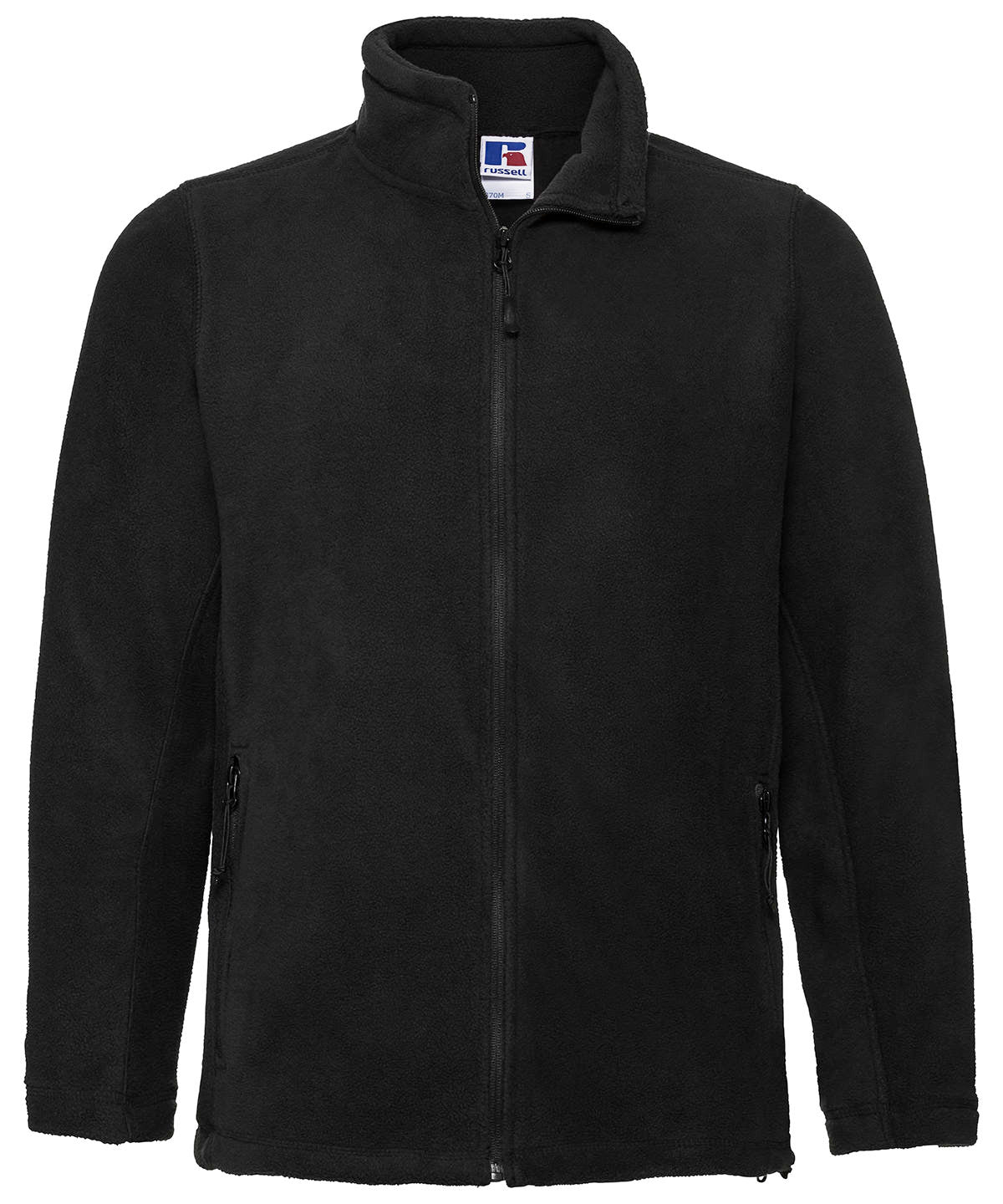 Flíspeysa Russell Athletic 8700M – Svartur – 4XL
