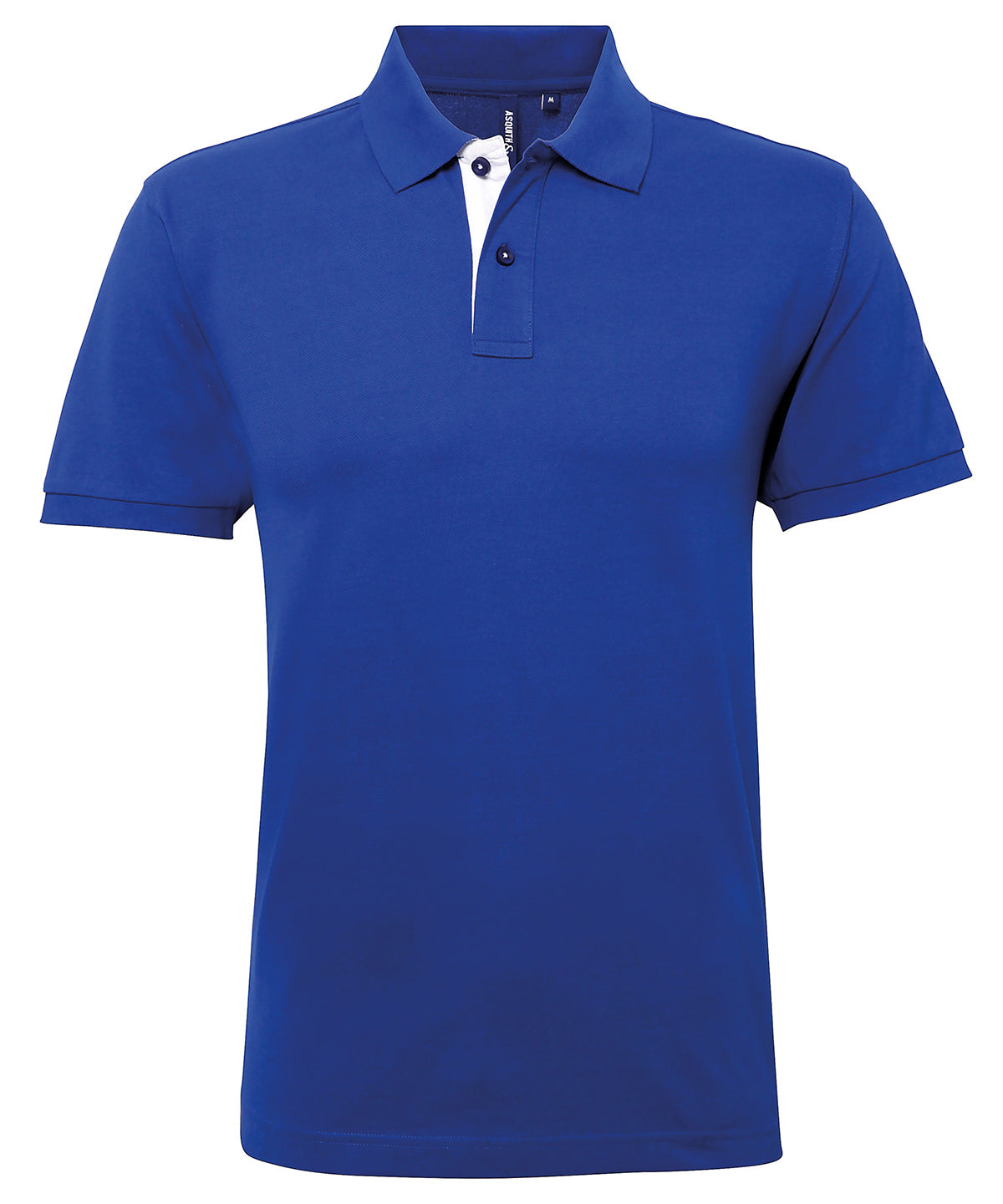 Pólóbolur Asquith & Fox AQ012 – Royal/White – 3XL