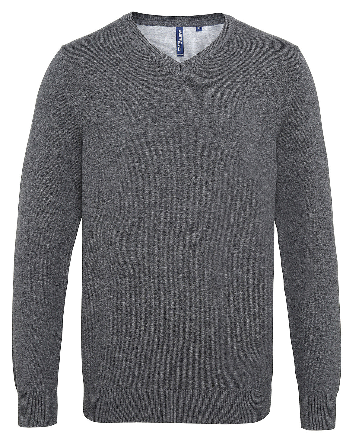 Prjónapeysa Asquith & Fox AQ042 – Charcoal – 3XL