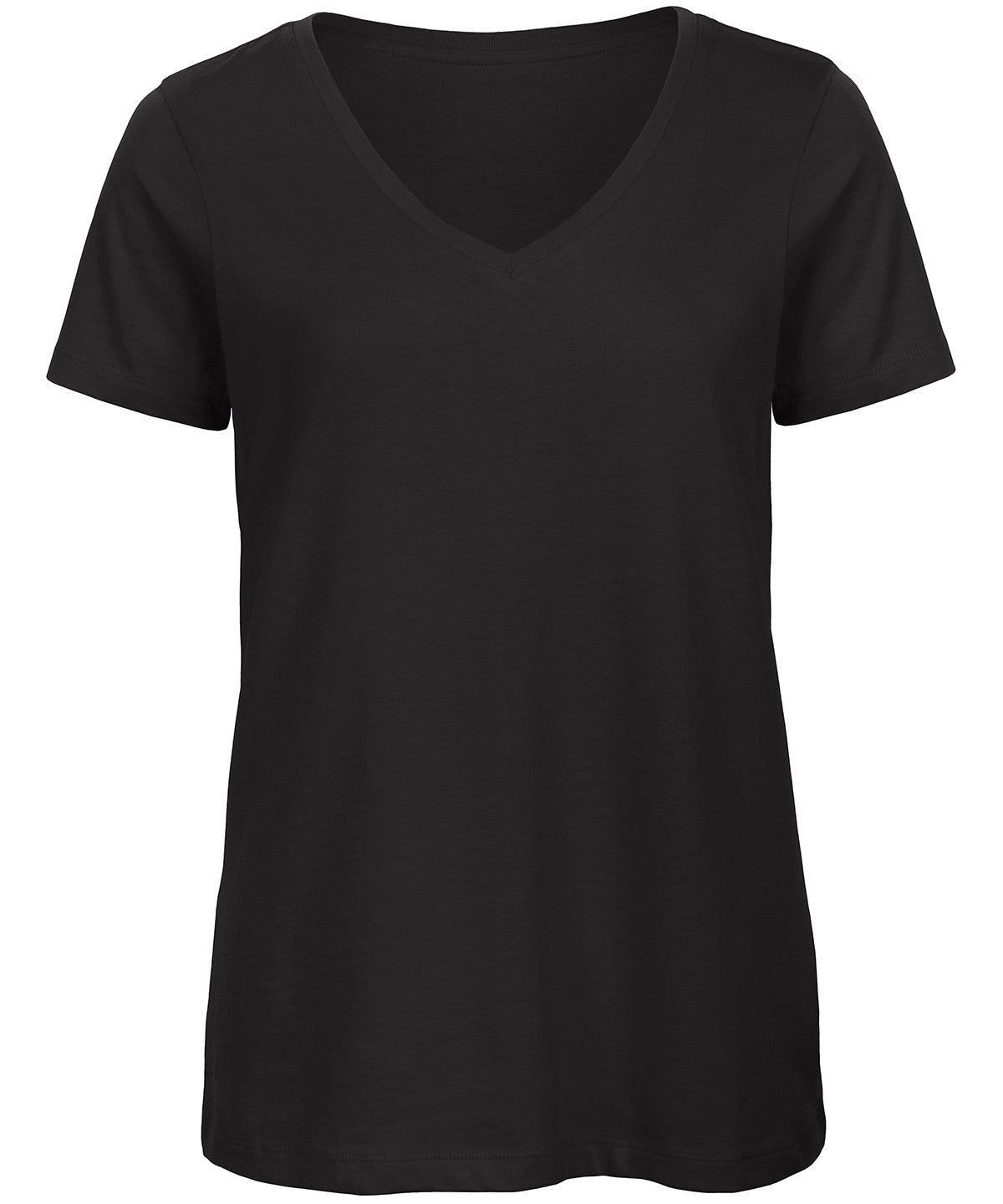 Stuttermabolur B&C Collection B119F – Svartur – 2XL