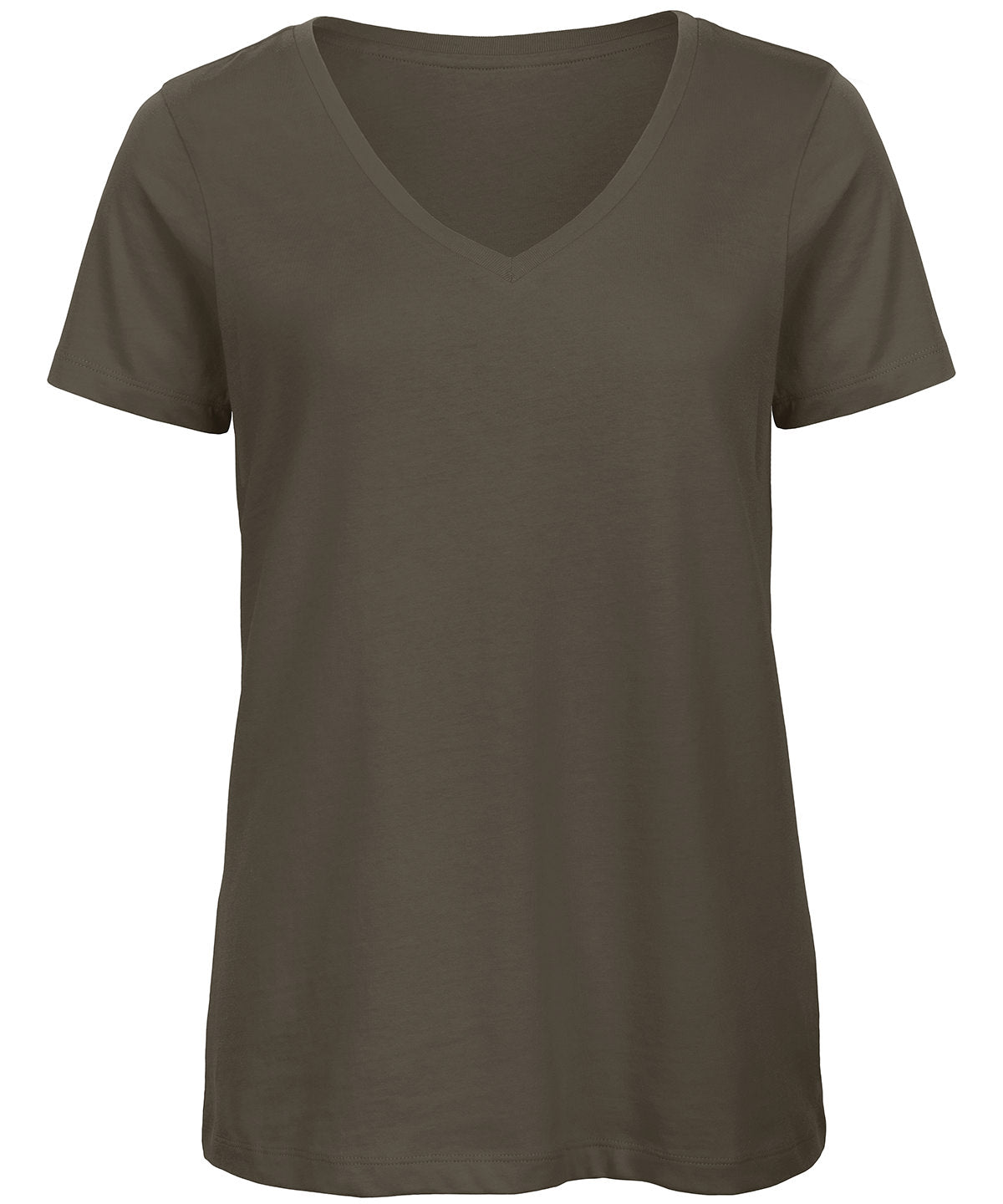 Stuttermabolur B&C Collection B119F – Khaki – 2XL