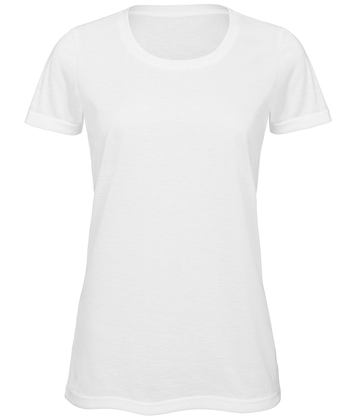 Stuttermabolur B&C Collection B123F – Hvítur – 2XL