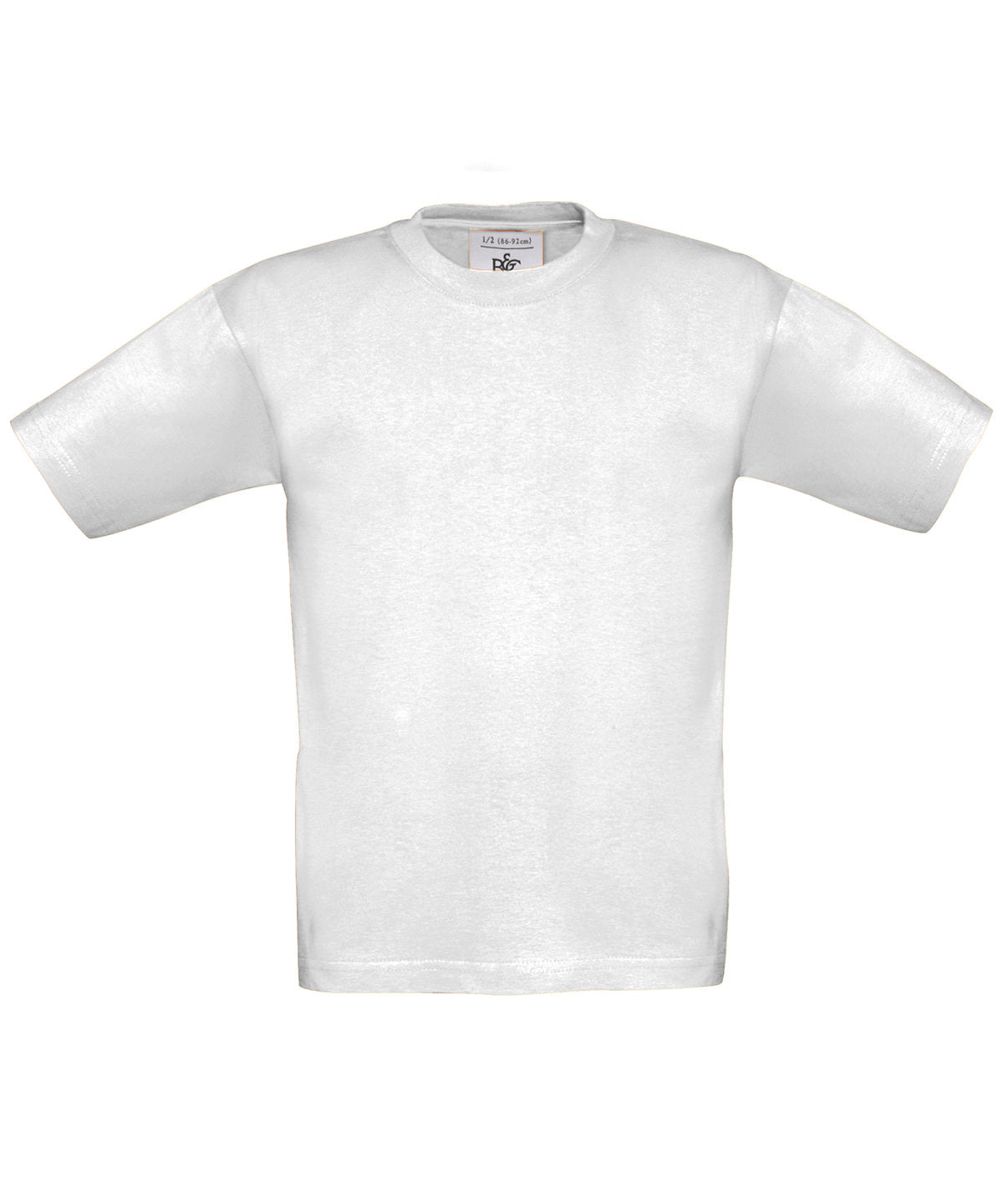 Stuttermabolur B&C Collection B190B – Hvítur – 12/14 Years