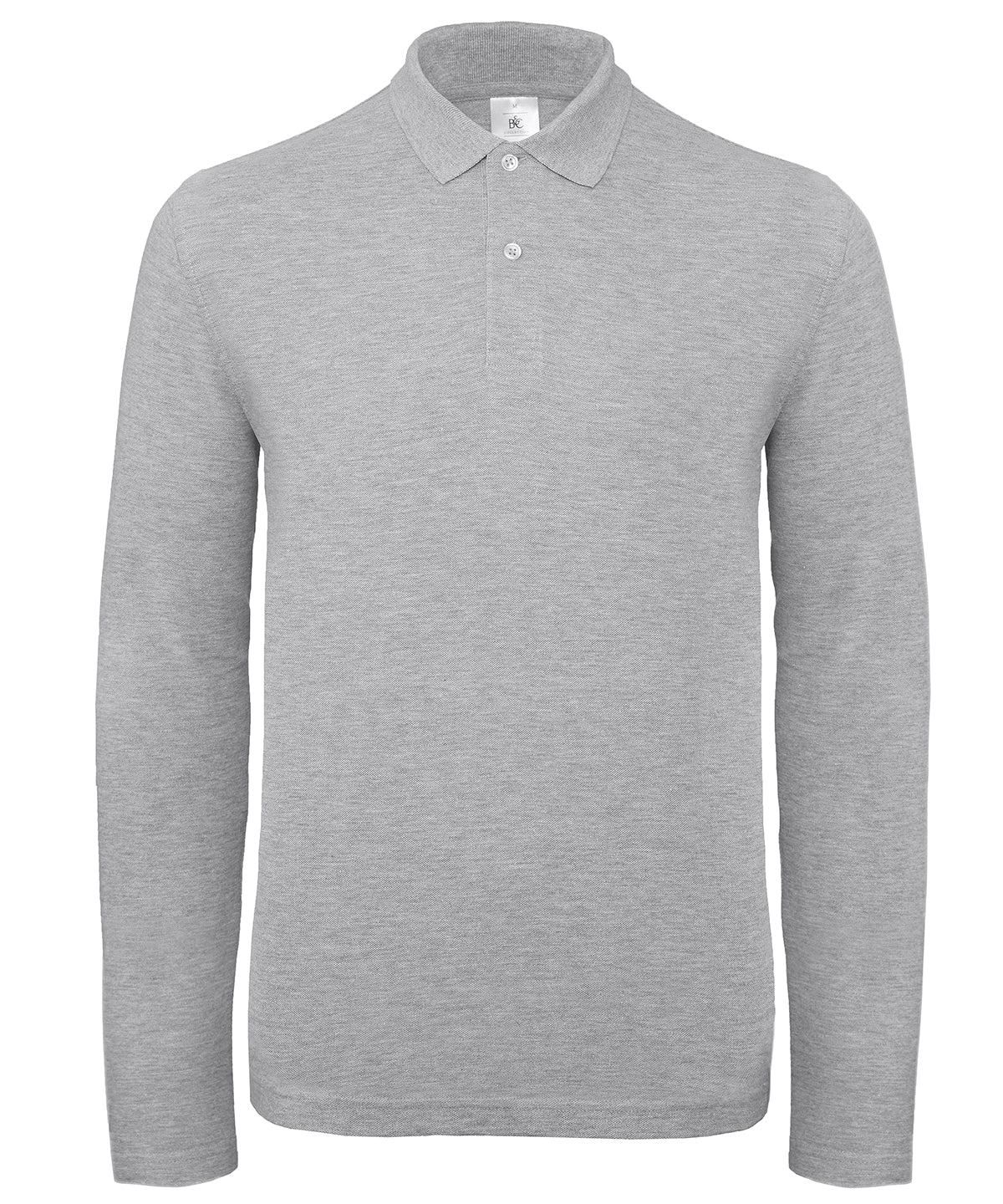 Pólóbolur B&C Collection BA290 – Heather Grey – 4XL