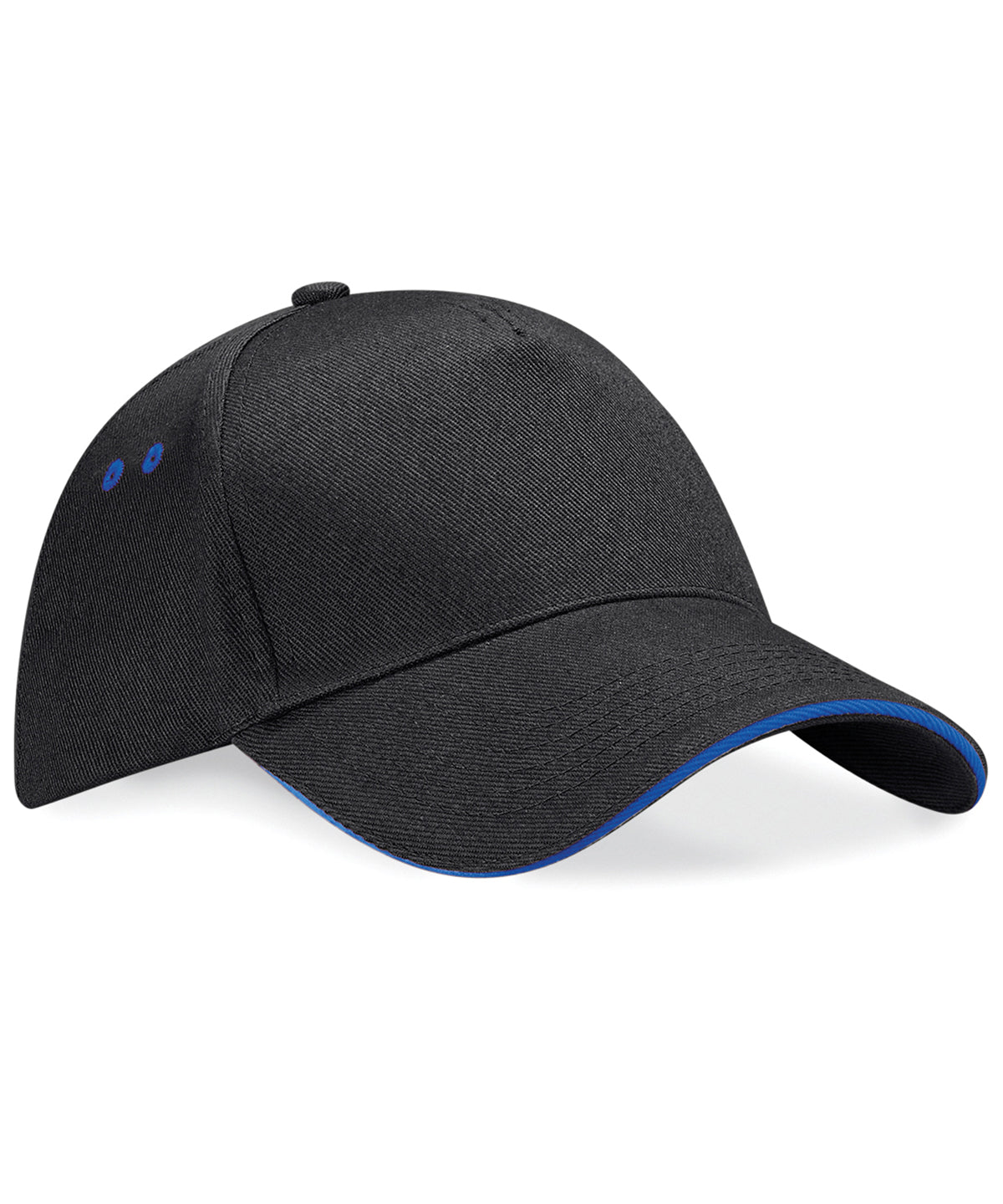 Derhúfa Beechfield BC15C – Black/Bright Royal – One size