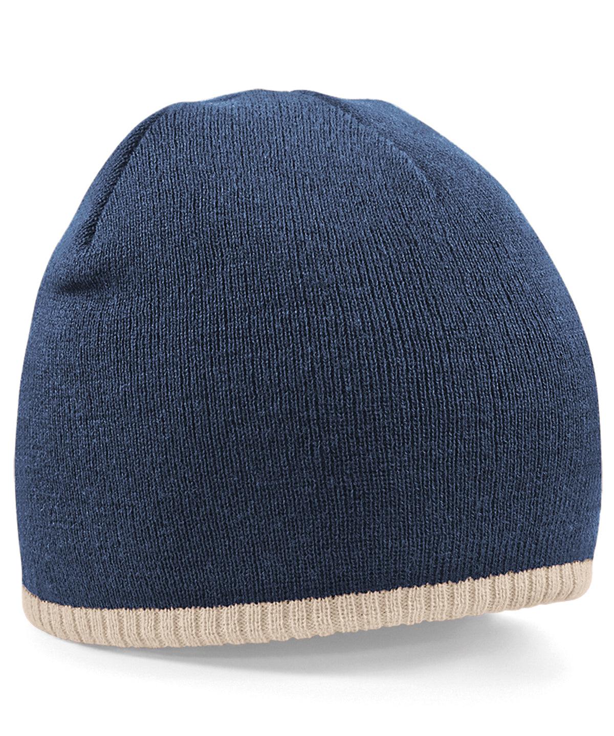 Húfa Beechfield BC44C – French Navy/Stone – One size