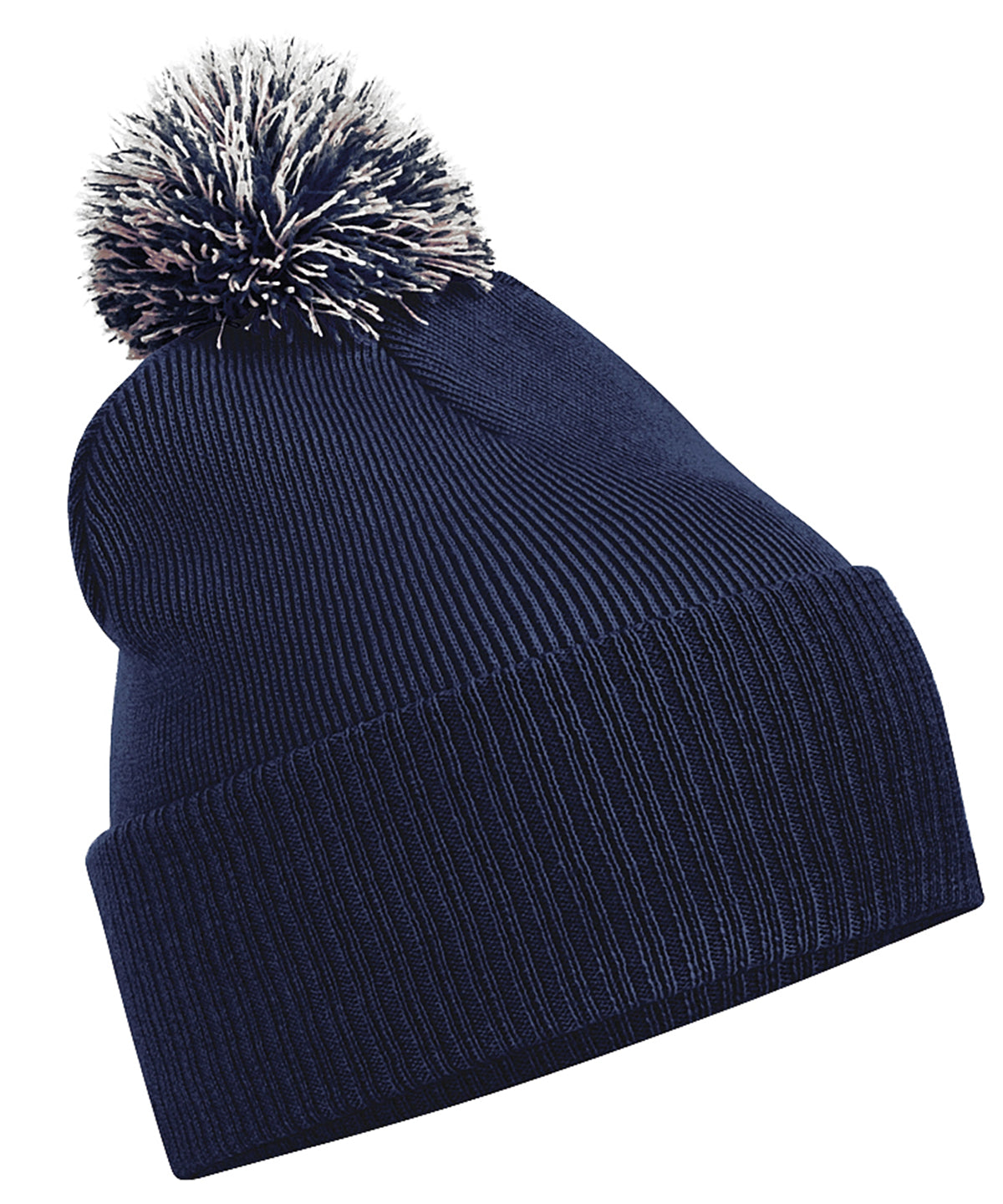Húfa Beechfield BC450 – French Navy/Light Grey – One size