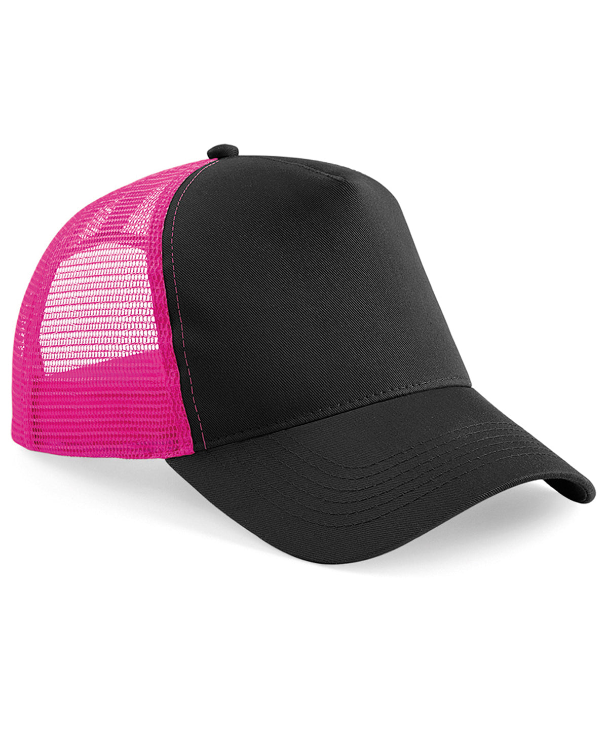 Derhúfa Beechfield BC640 – Black/Fuchsia – One size
