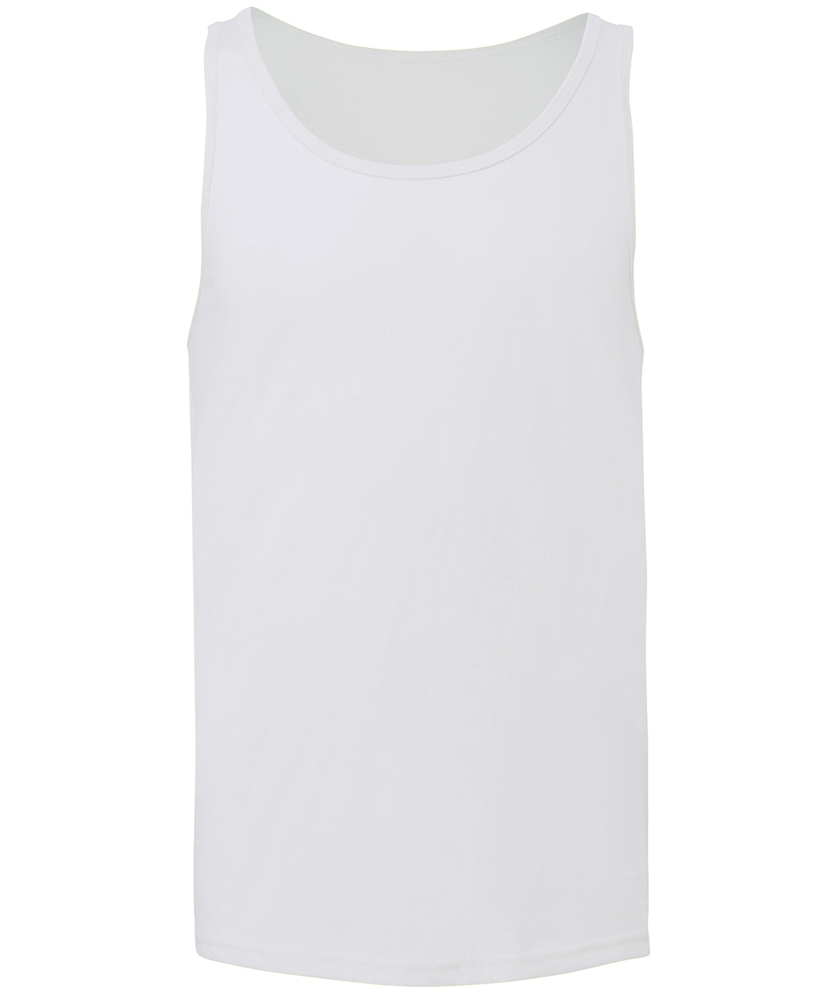 Ermalaus bolur Bella Canvas BE104 – Hvítur – 2XL