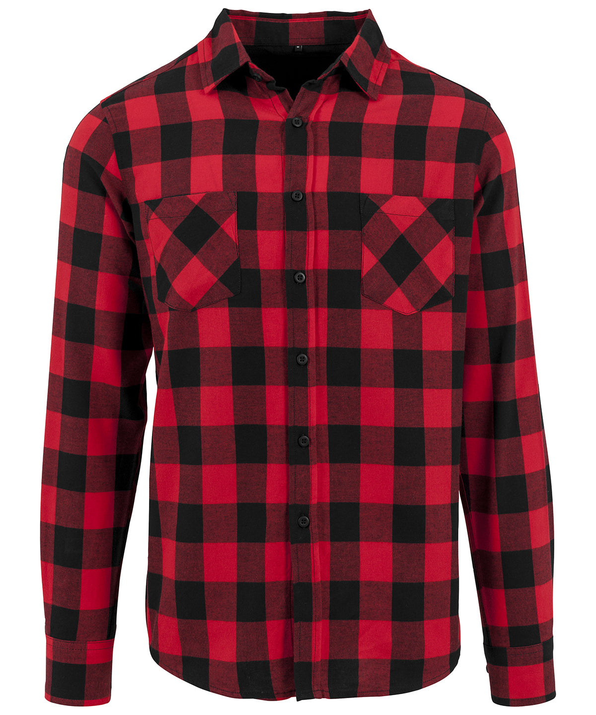Skyrta Build Your Brand BY031 – Black/Red – 2XL