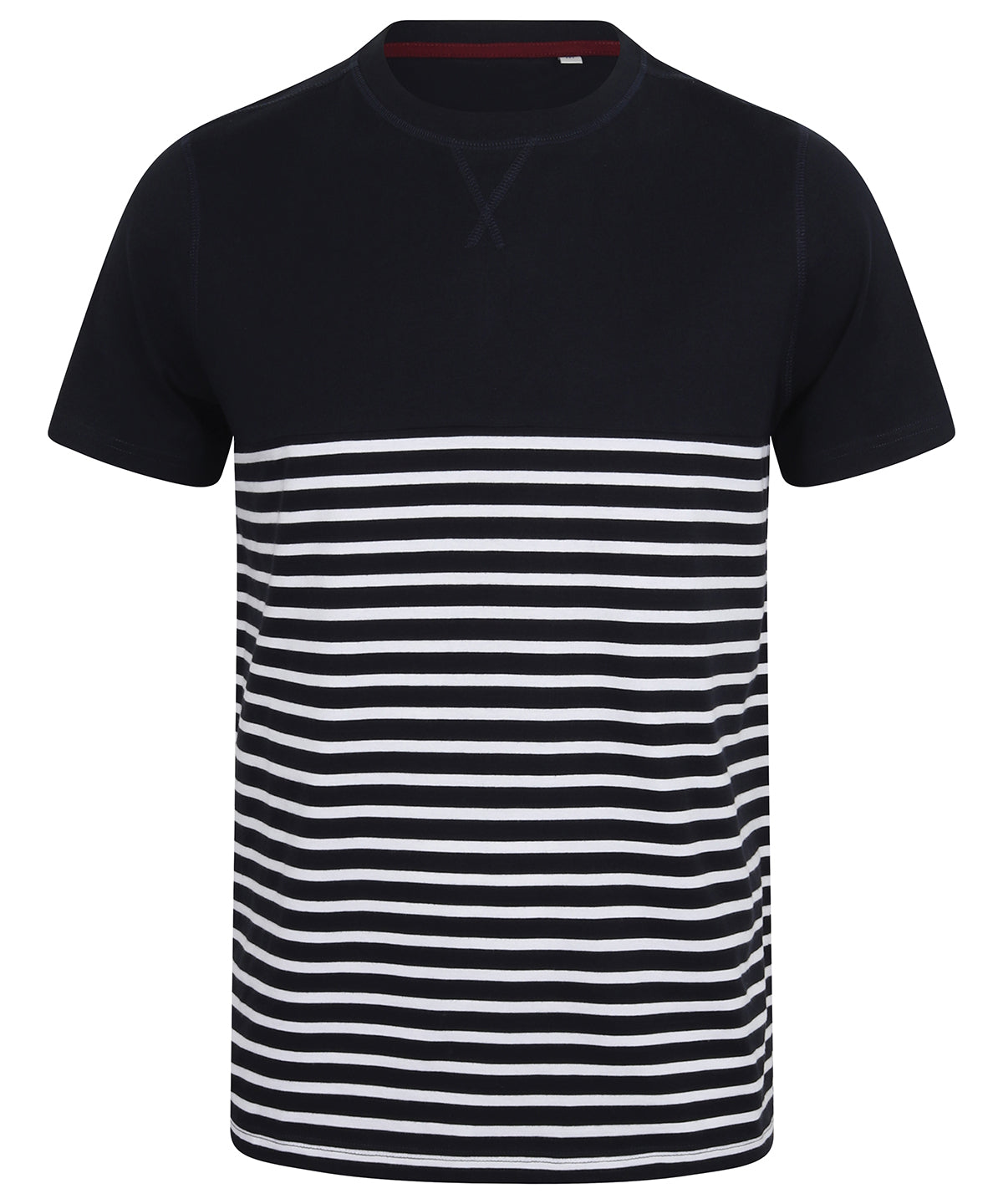 Stuttermabolur Front Row FR135 – Navy/White – 2XL