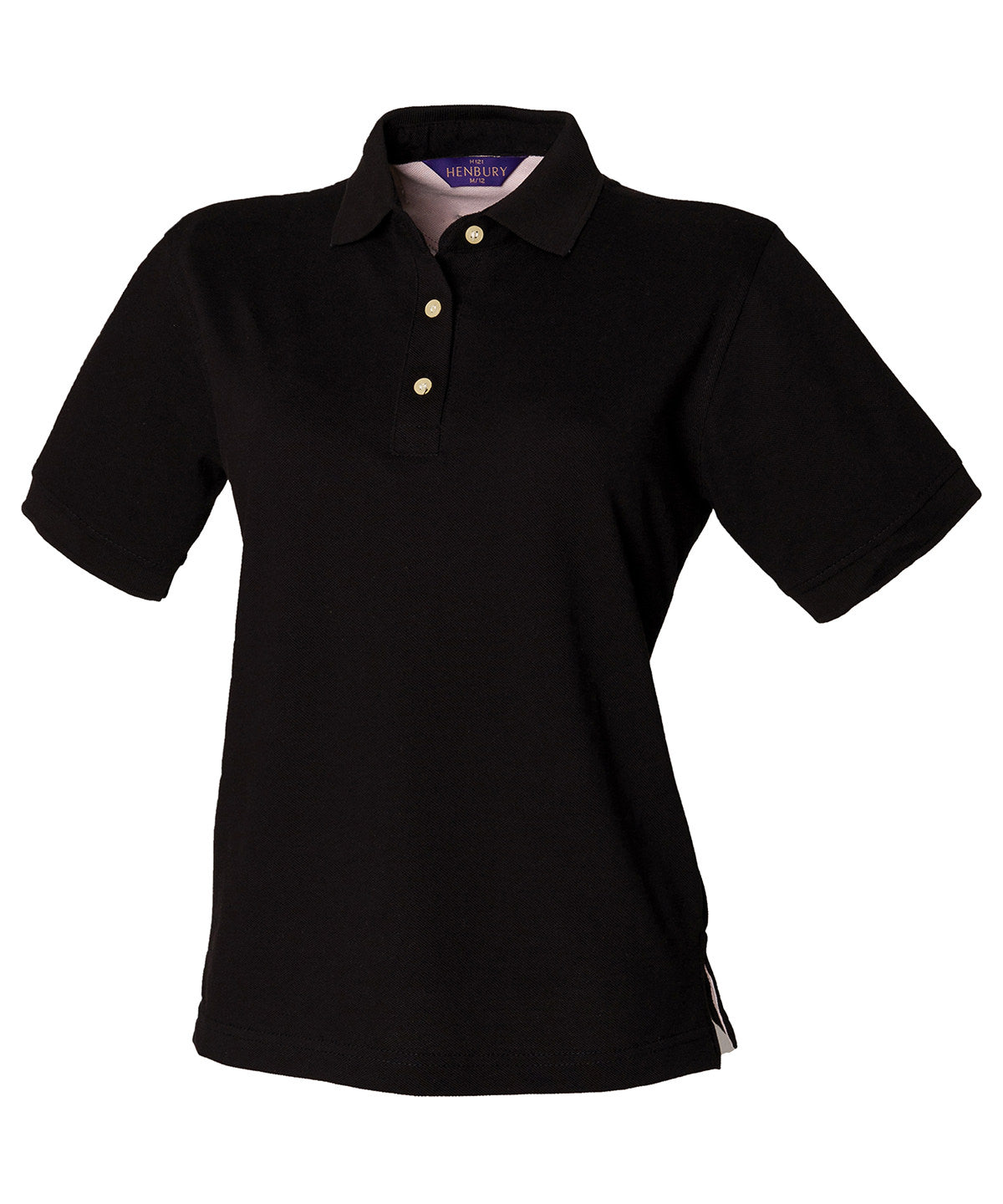 Pólóbolur Henbury HB121 – Svartur – 2XL