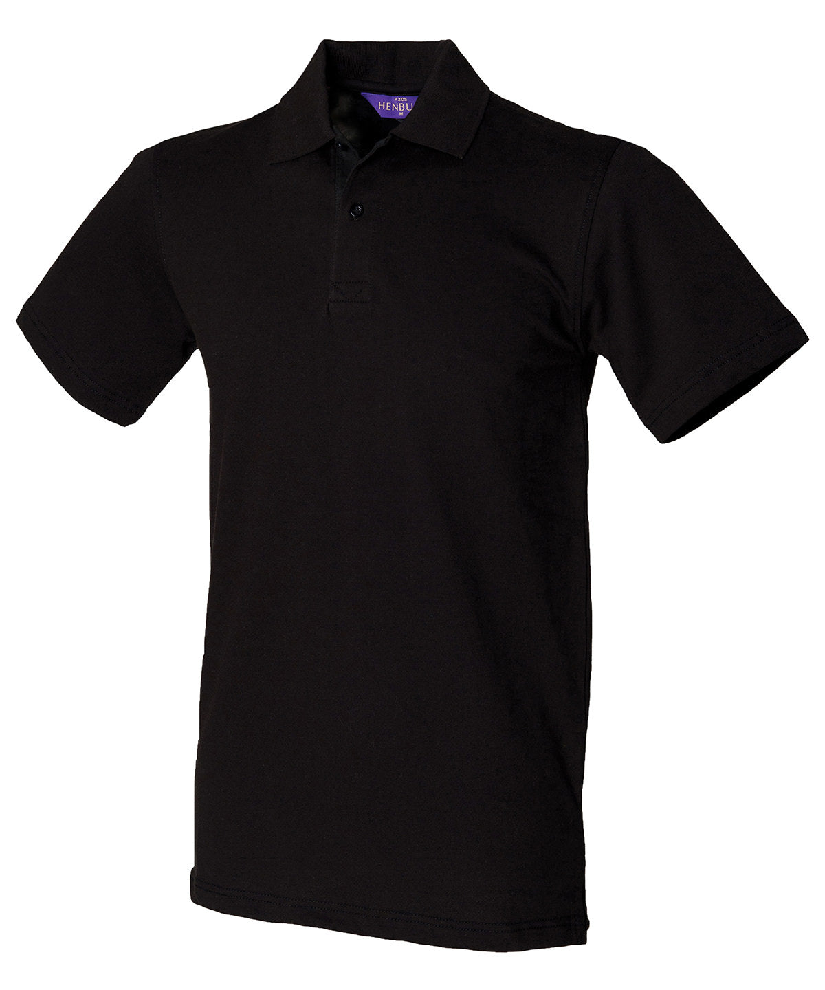 Pólóbolur Henbury HB305 – Svartur – 2XL