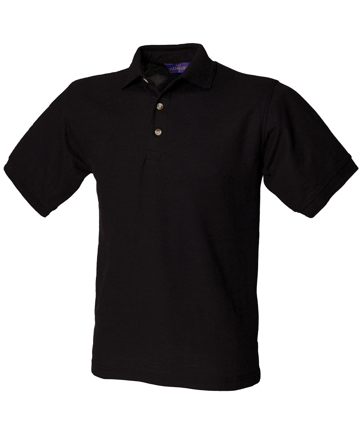 Pólóbolur Henbury HB410 – Svartur – 3XL