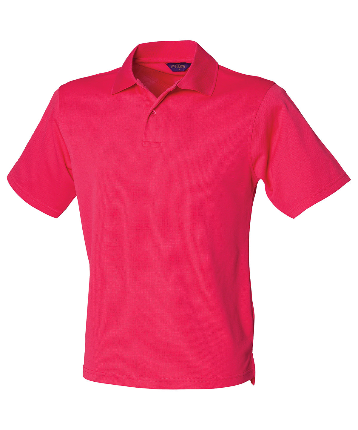 Pólóbolur Henbury HB475 – Bright Pink – 3XL
