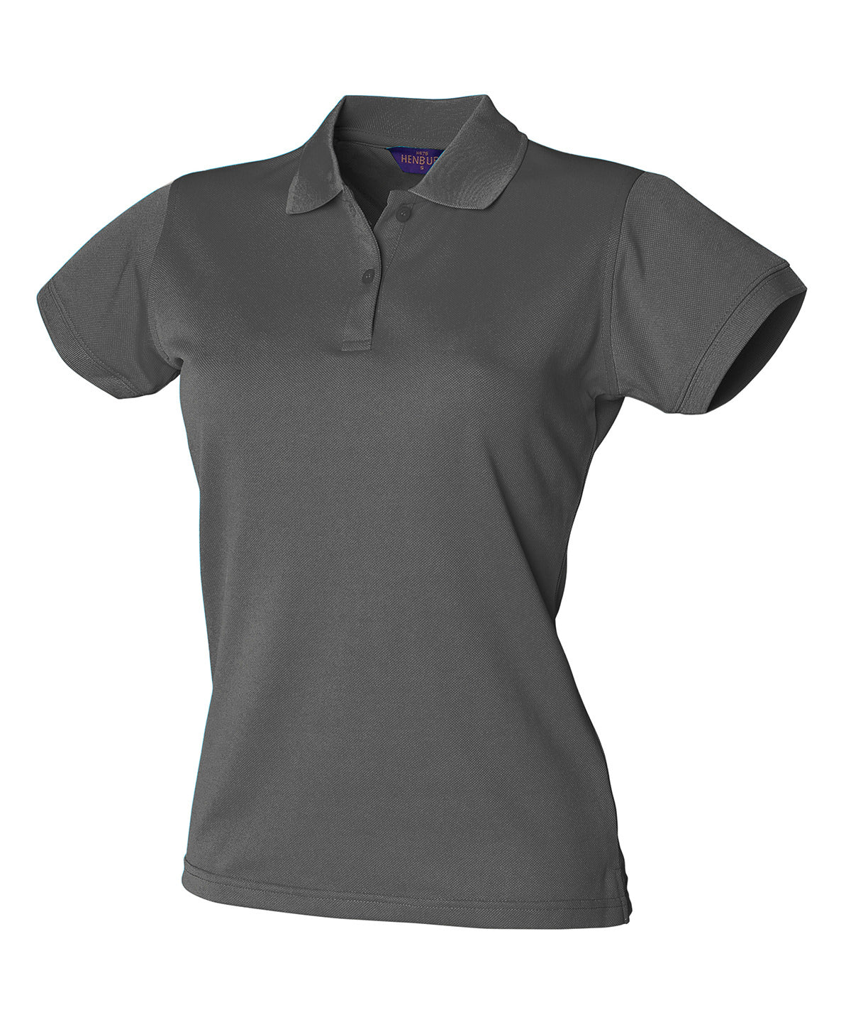 Pólóbolur Henbury HB476 – Charcoal Grey – 3XL
