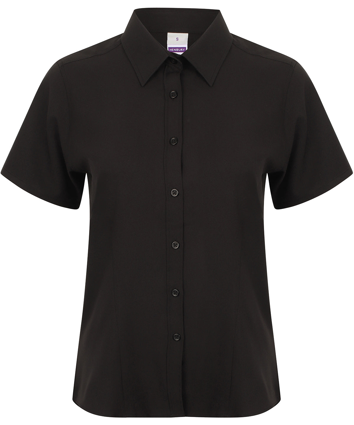 Skyrta Henbury HB596 – Svartur – 4XL