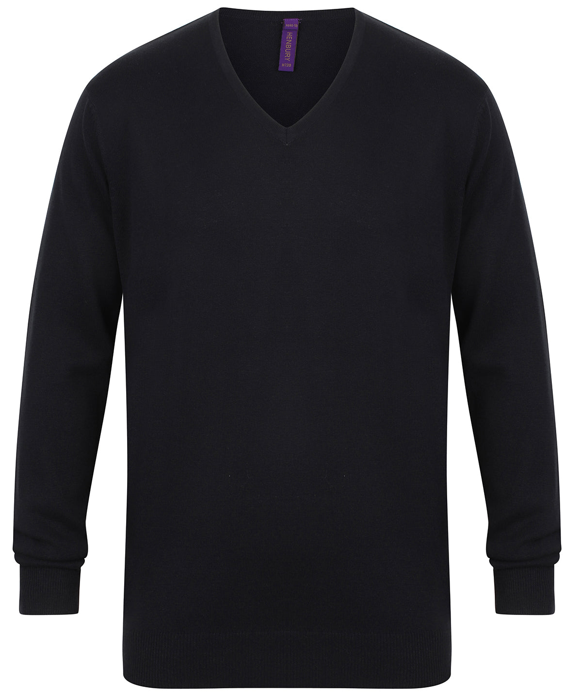 Prjónapeysa Henbury HB720 – Dökkblár – 4XL
