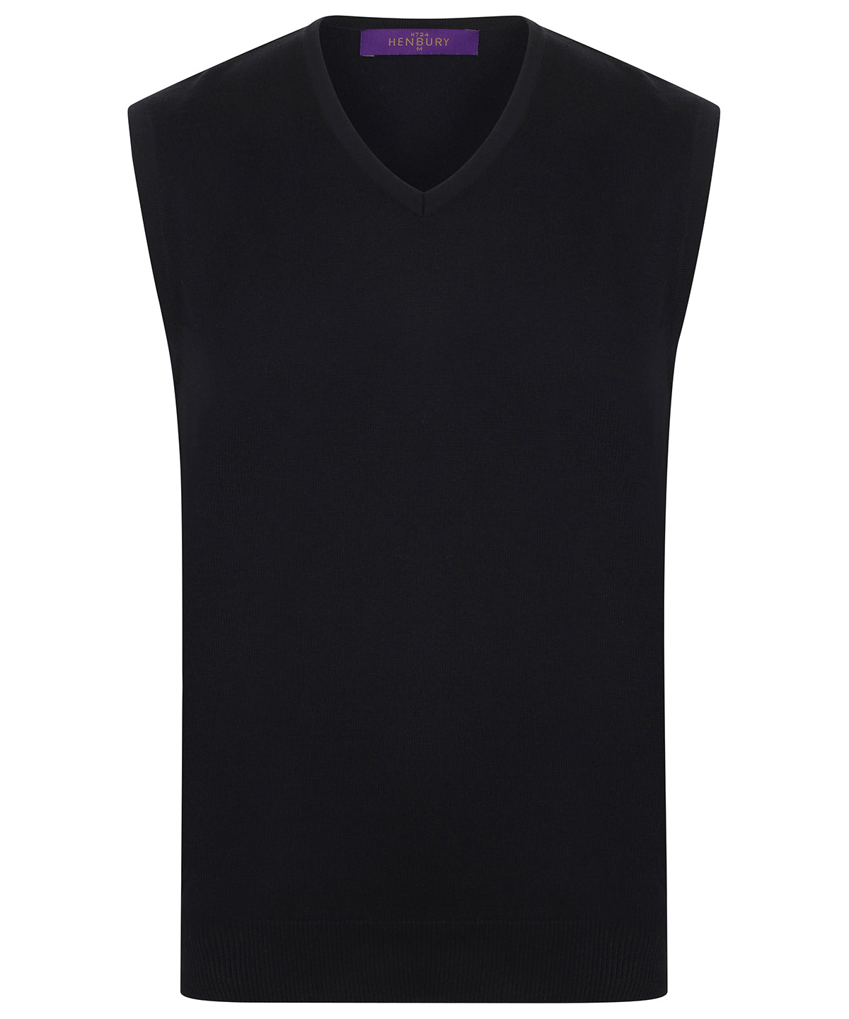 Prjónapeysa Henbury HB724 – Svartur – 4XL