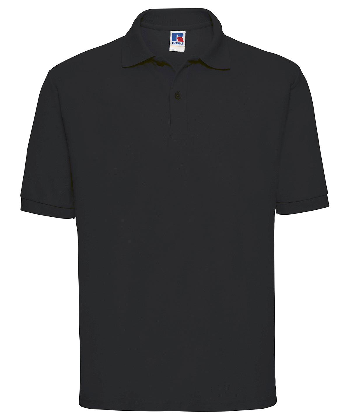 Pólóbolur Russell Athletic J539M – Black*† – 6XL