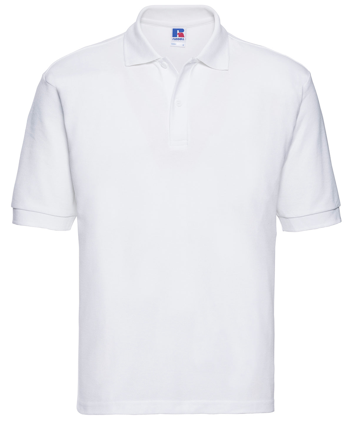 Pólóbolur Russell Athletic J539M – White*† – 6XL