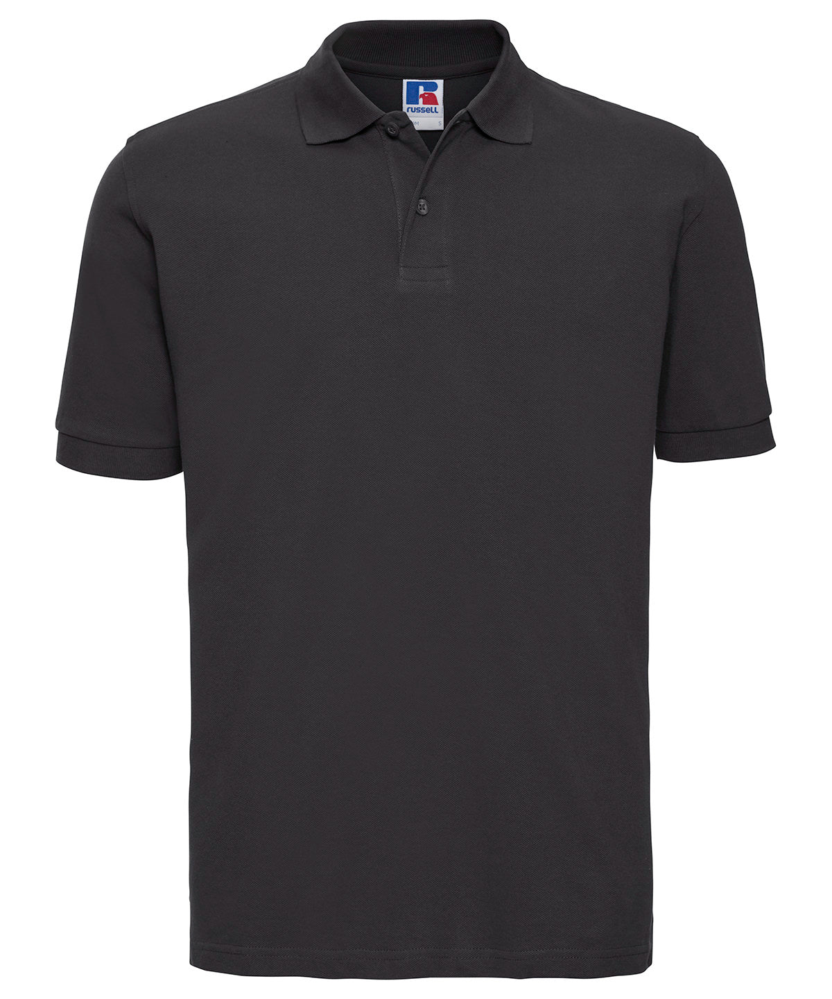 Pólóbolur Russell Athletic J569M – Black* – 4XL