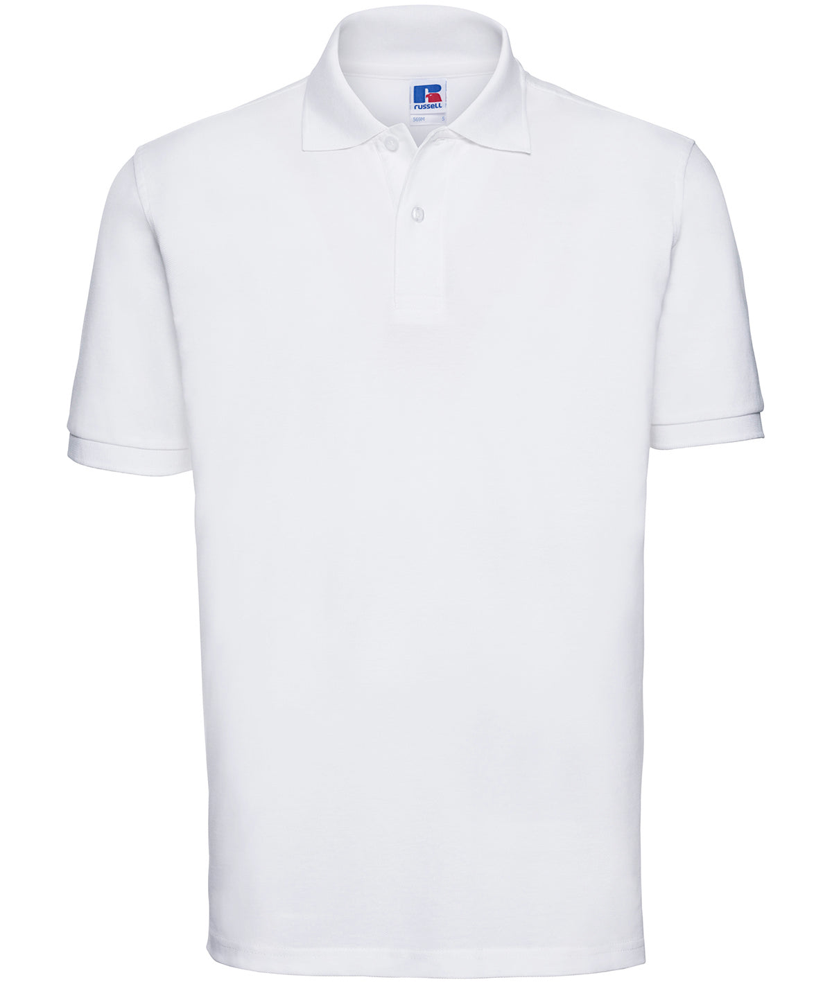Pólóbolur Russell Athletic J569M – White* – 4XL