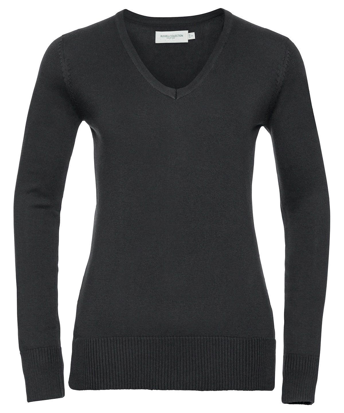 Prjónapeysa Russell Athletic Collection J710F – Svartur – 4XL