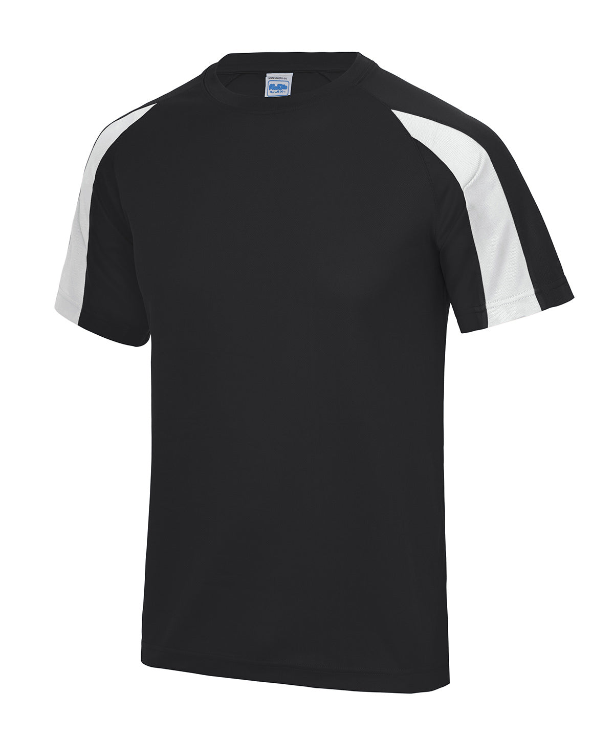 Stuttermabolur AWDis Just Cool JC003 – Jet Black/Arctic White* – 2XL