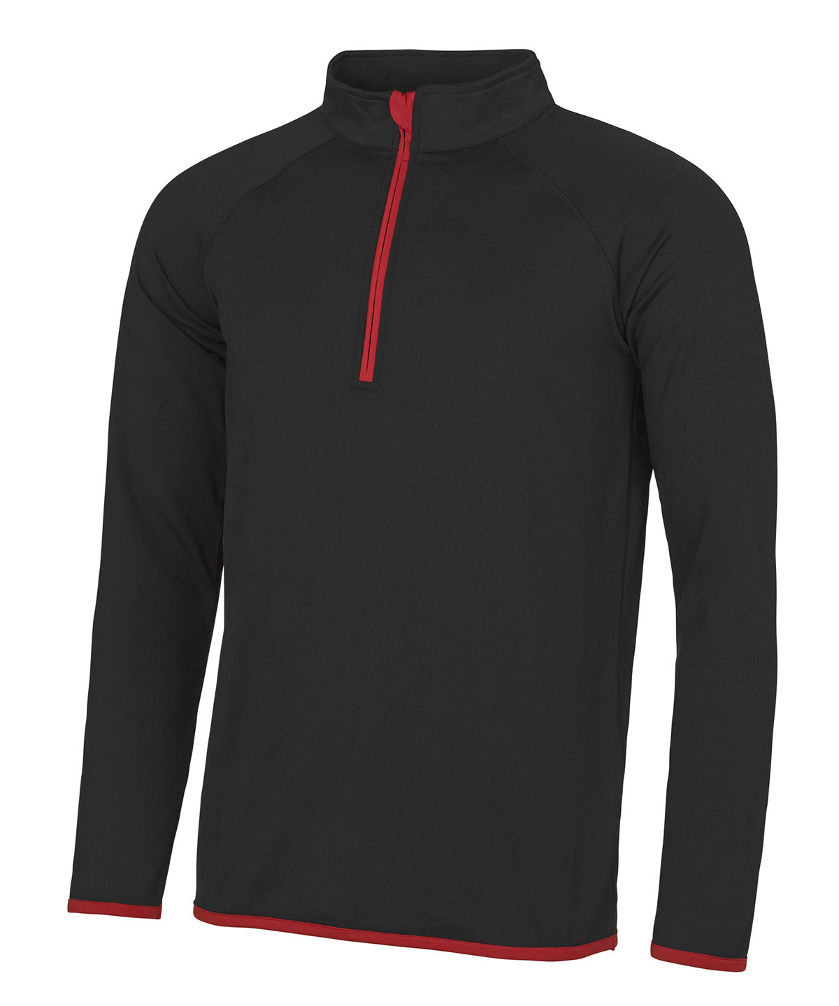 Peysa AWDis Just Cool JC031 – Jet Black/Fire Red – 2XL