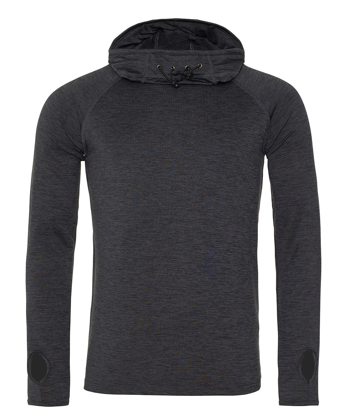 Íþróttapeysa AWDis Just Cool JC037 – Black Slate Melange – 2XL