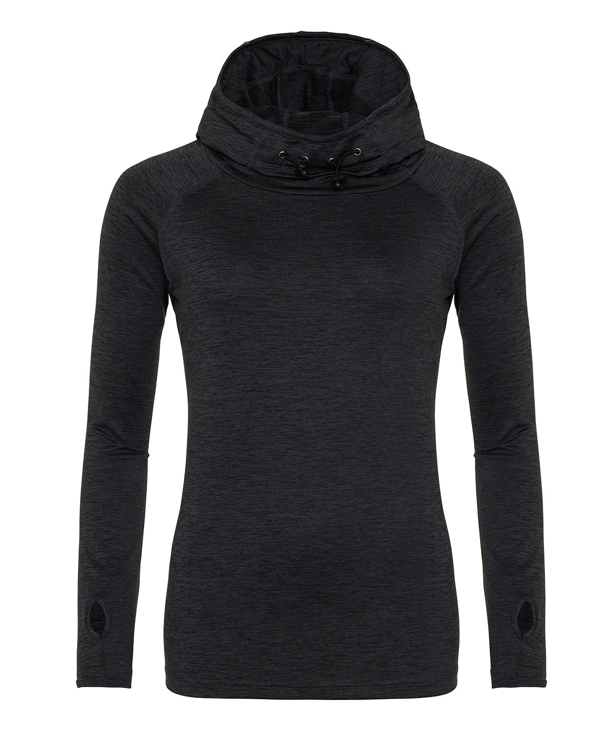 Íþróttapeysa AWDis Just Cool JC038 – Black Slate Melange – XL