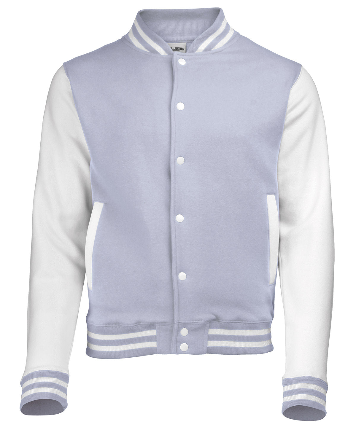 Peysa AWDis Just Hoods JH043 – Heather Grey/White – 2XL