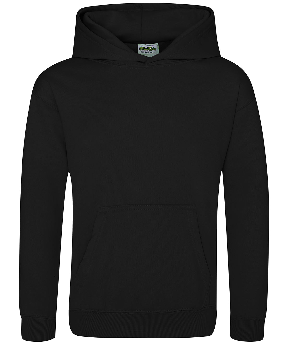 Hettupeysa AWDis Just Hoods JH06J – Jet Black – 12/13 Years