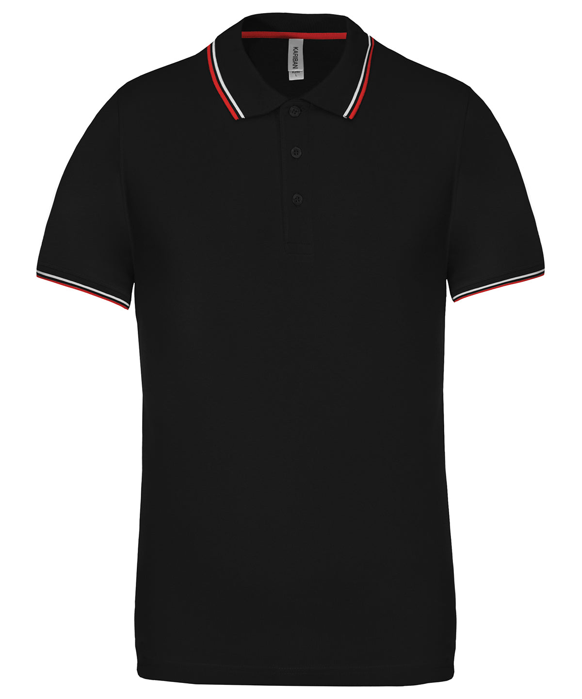 Pólóbolur Kariban KB250 – Svartur – 3XL