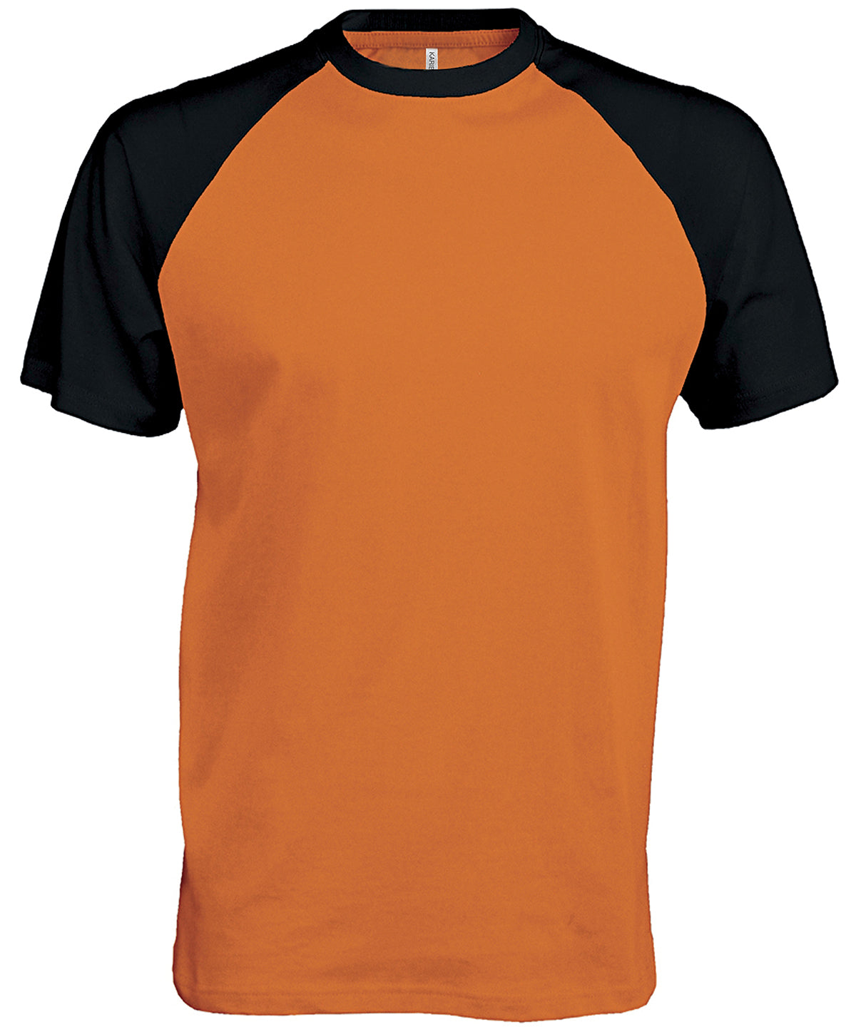 Stuttermabolur Kariban KB330 – Orange/Black – 2XL