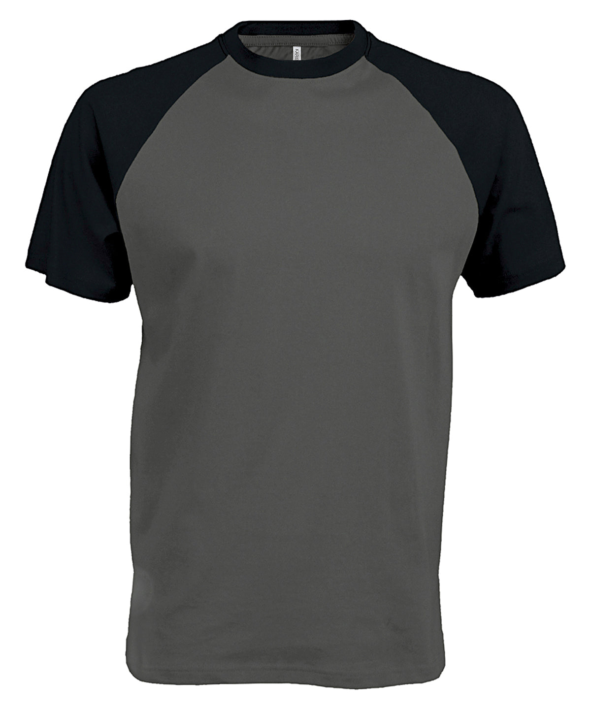 Stuttermabolur Kariban KB330 – Slate Grey/Black – 2XL