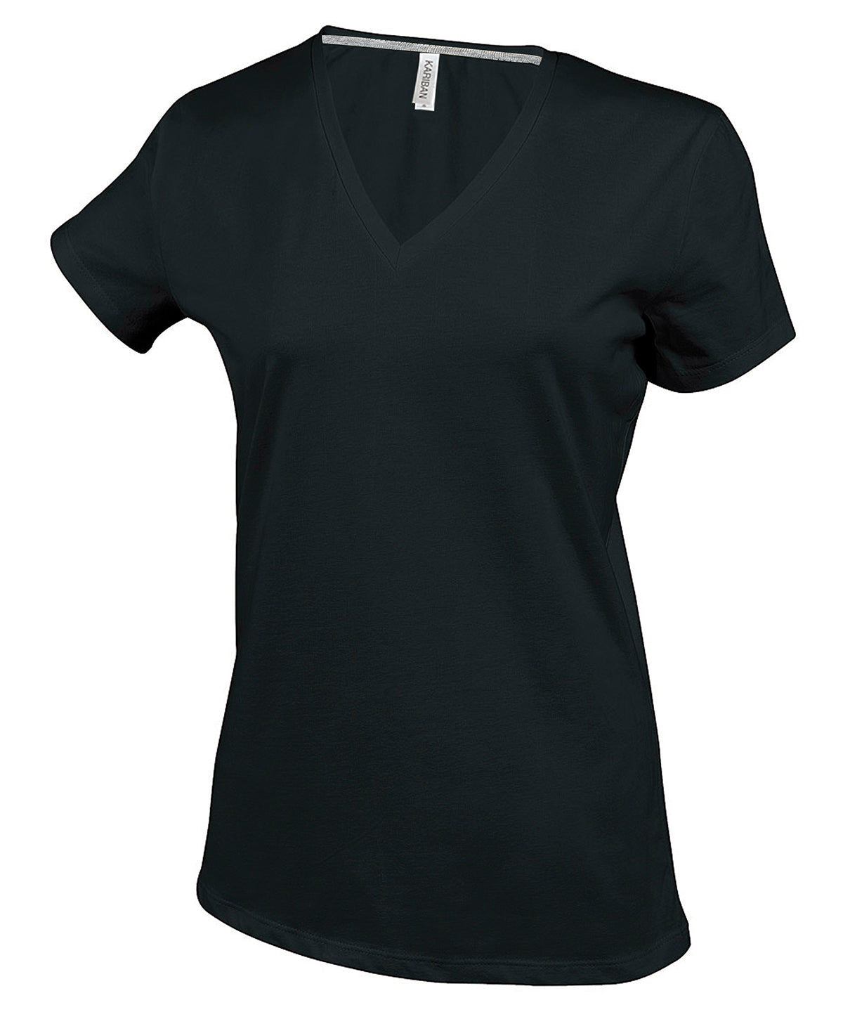 Stuttermabolur Kariban KB381 – Svartur – 3XL