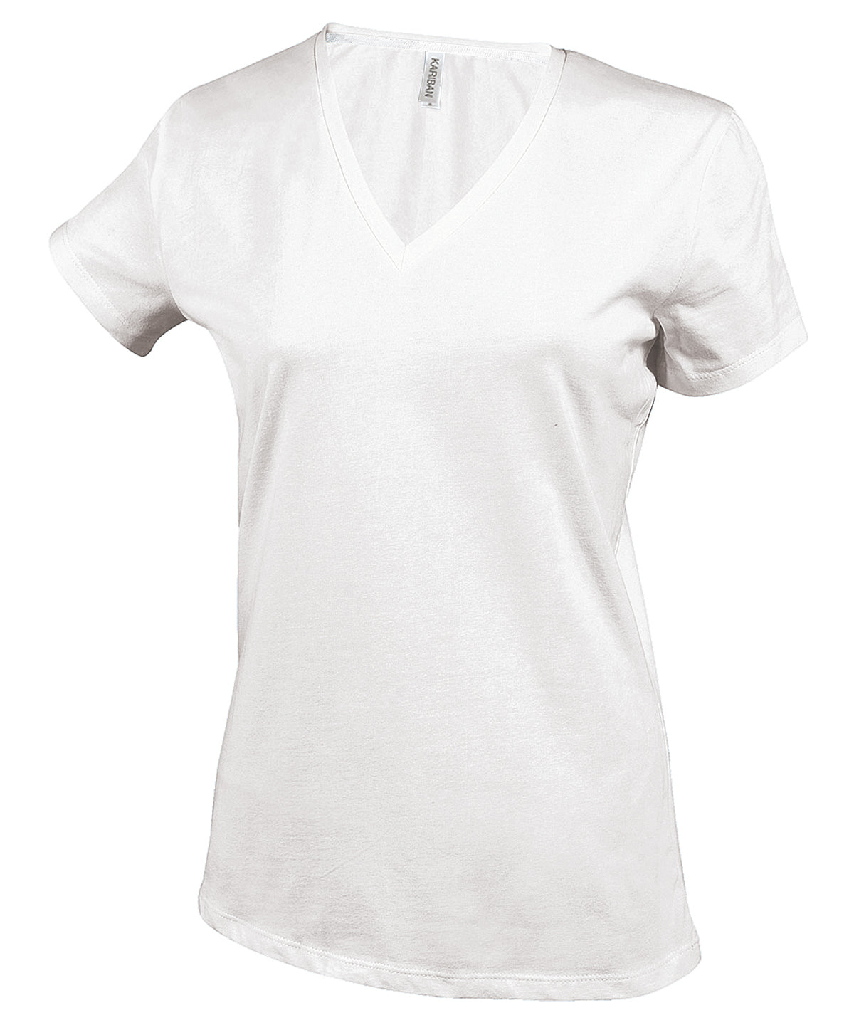 Stuttermabolur Kariban KB381 – Hvítur – 3XL