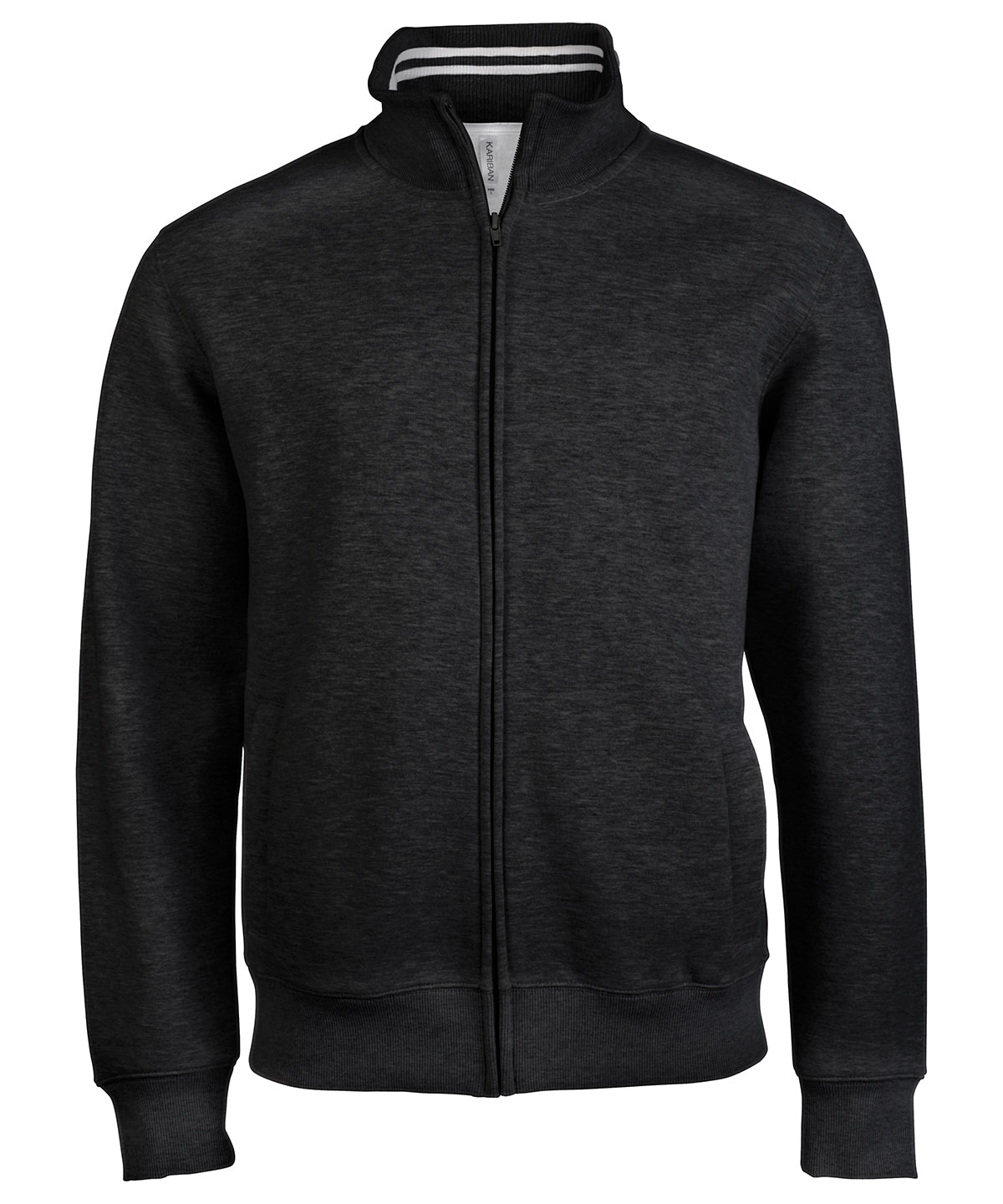 Flíspeysa Kariban KB456 – Svartur – 2XL