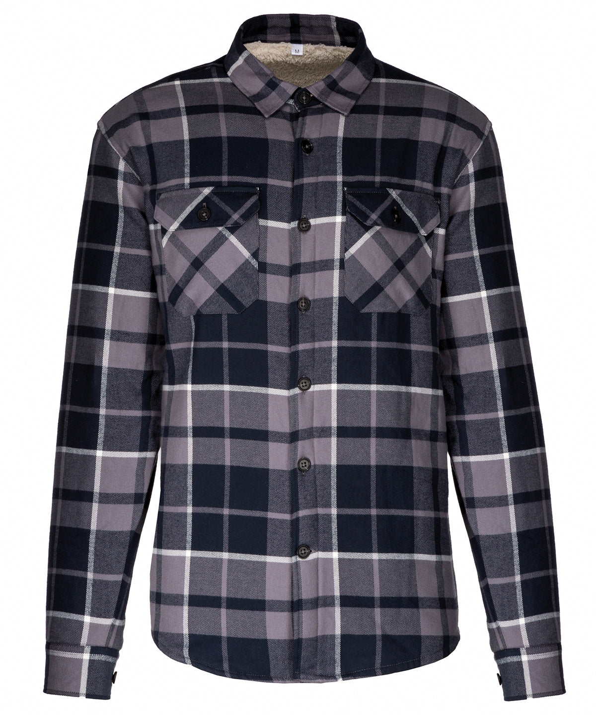Skyrta Kariban KB579 – Storm Grey/Navy – 3XL