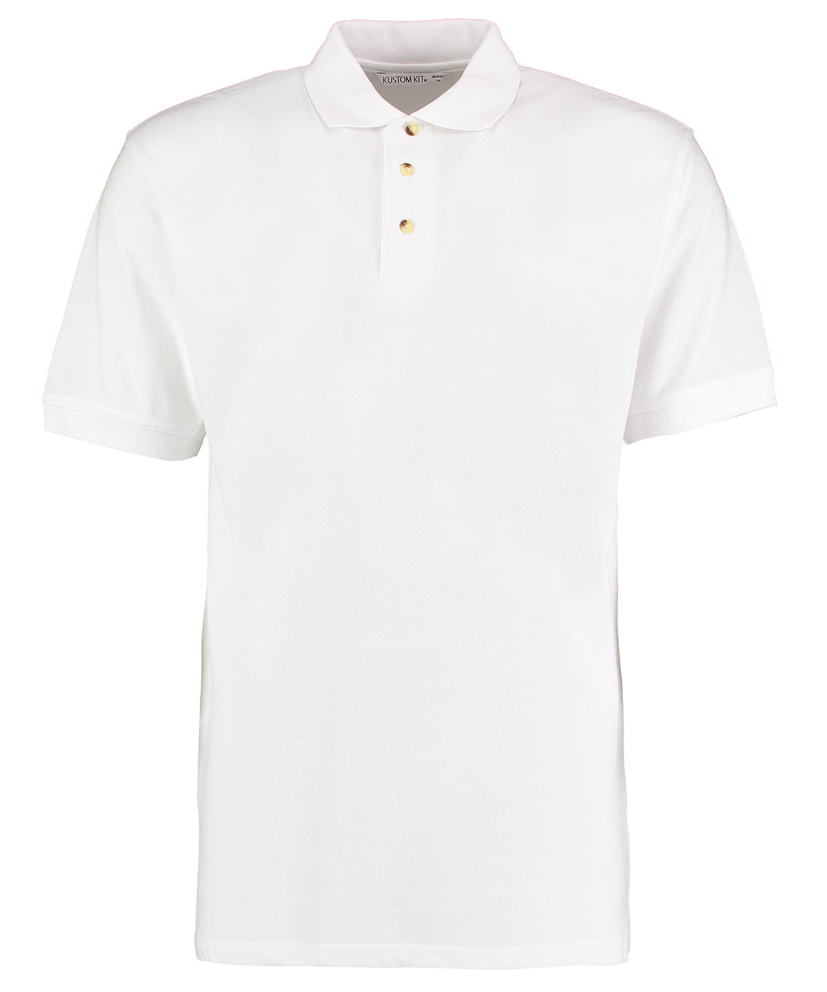Pólóbolur Kustom Kit KK400 – Hvítur – 5XL