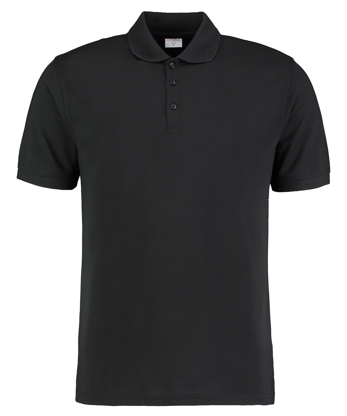 Pólóbolur Kustom Kit KK413 – Svartur – 2XL