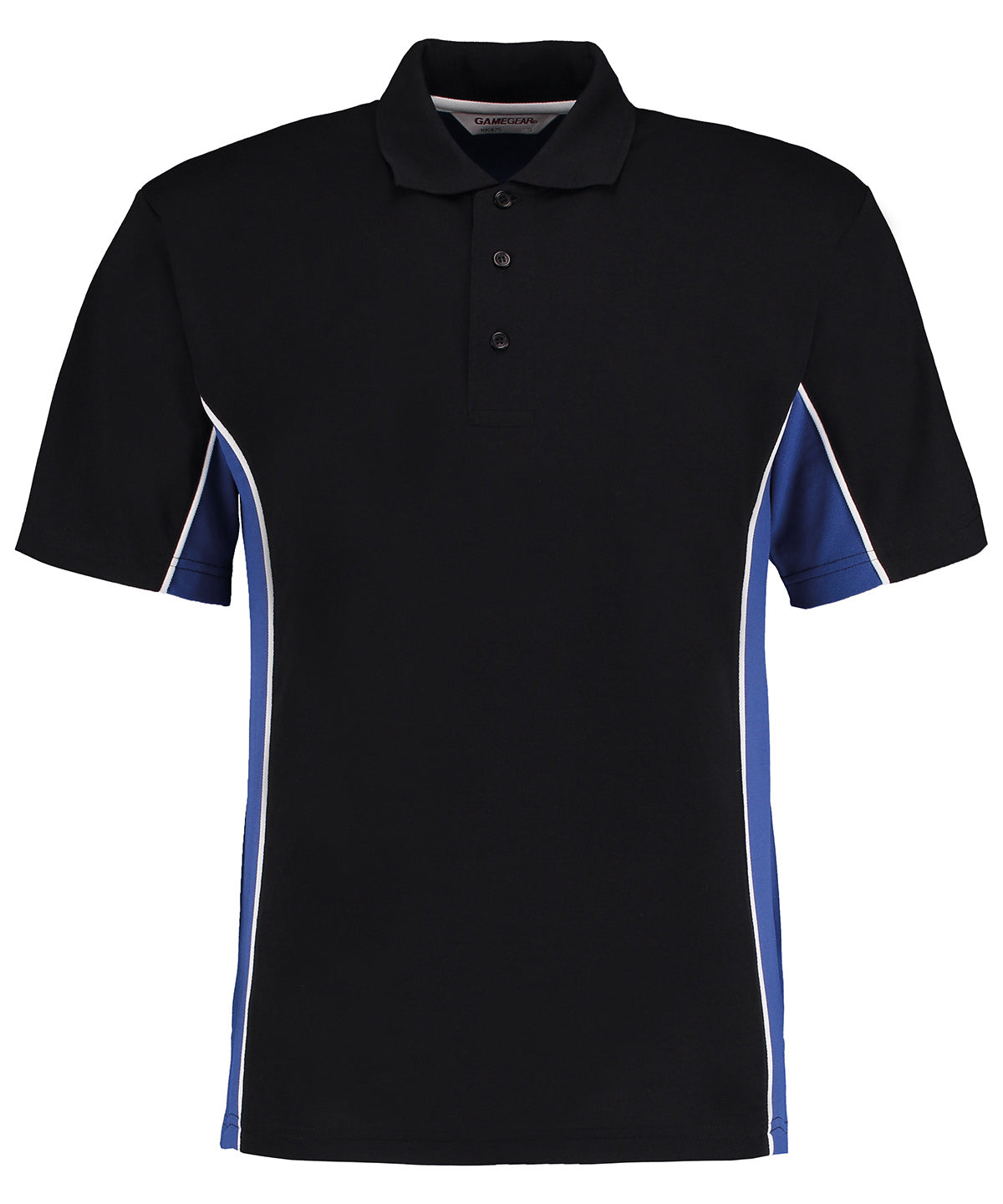 Pólóbolur Kustom Kit KK475 – Black/Royal/White* – 3XL