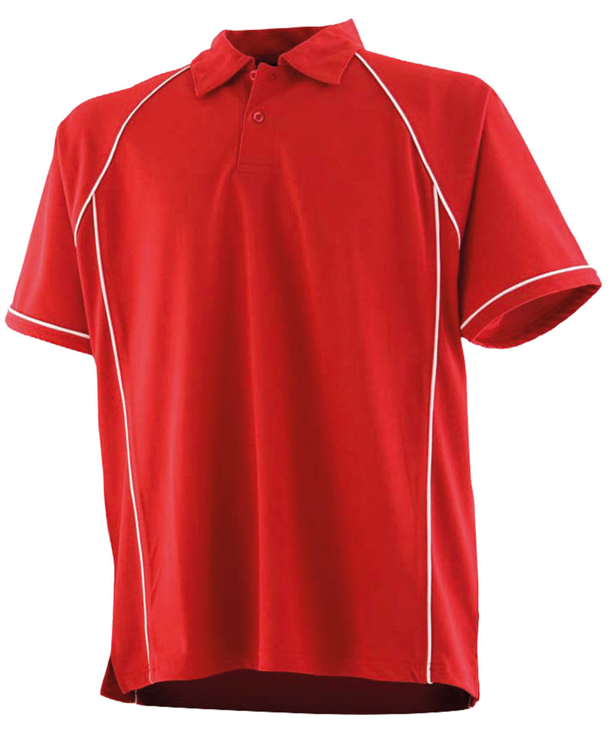 Pólóbolur Finden & Hales LV372 – Red/White – 13/14 Years
