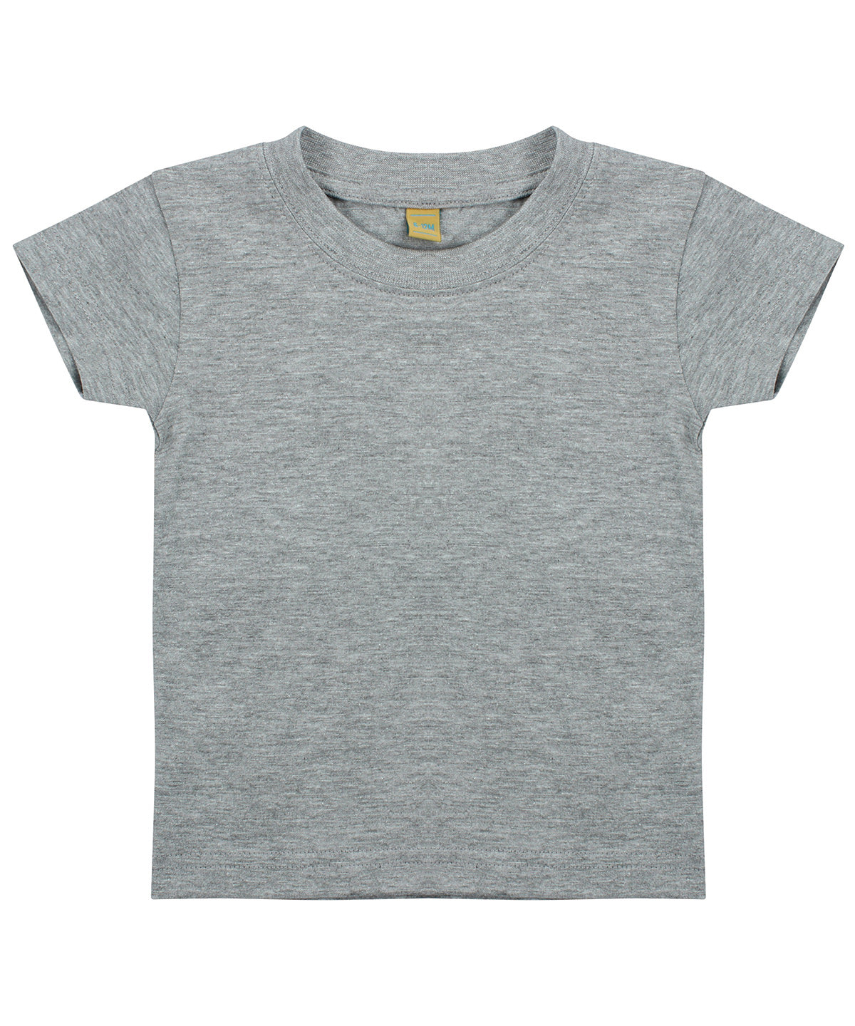 Stuttermabolur Larkwood LW20T – Heather Grey – 3/4 Years