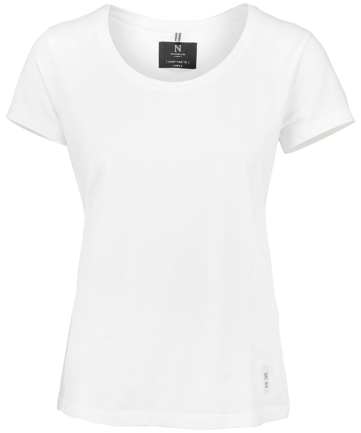 Stuttermabolur Nimbus NB72F – Hvítur – 3XL