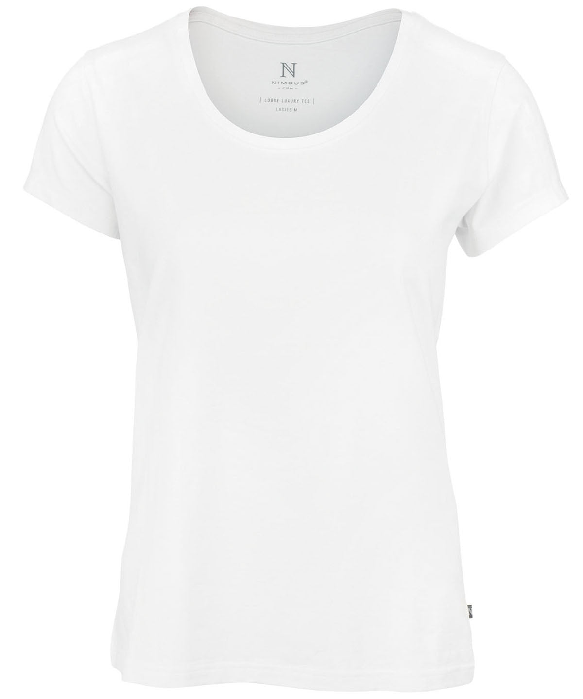 Stuttermabolur Nimbus NB73F – Hvítur – 3XL